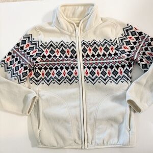 Festive Winter Fleece Jacket Size 5-6